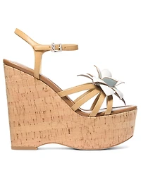 Michael Kors Women's Jacie Platform Wedge Heel Sandals