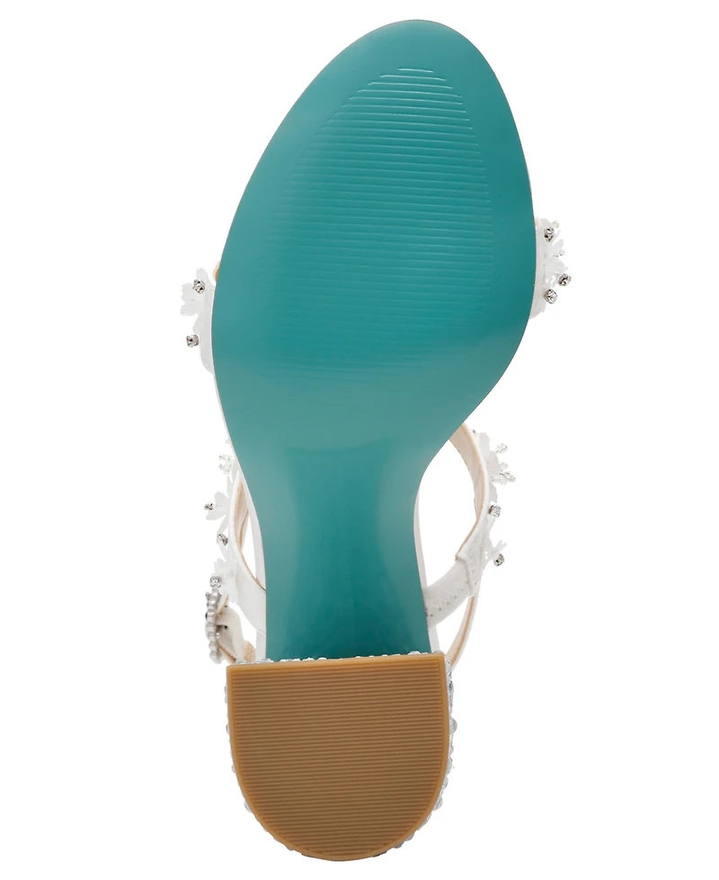 Betsey Johnson Women's Drue Block Heel Dress Sandals