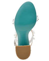 Betsey Johnson Women's Drue Block Heel Dress Sandals