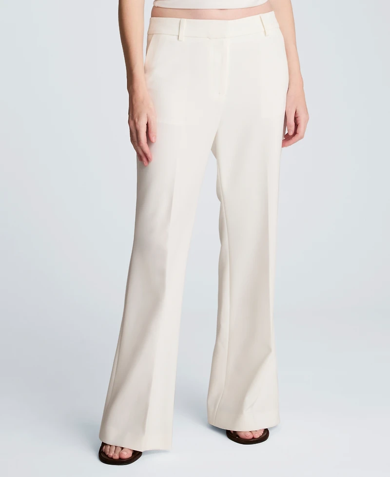 Kenneth Cole Women's Mid-Rise Flare Pants