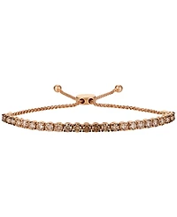 Le Vian Ombre Chocolate Diamond (4 ct. t.w.) Bolo Bracelet in 14k Strawberry Gold