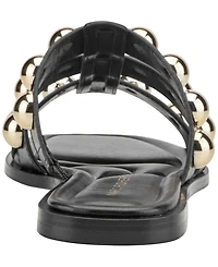 Marc Fisher Women's Zalary Ornamented Strappy Slip-On Sandals