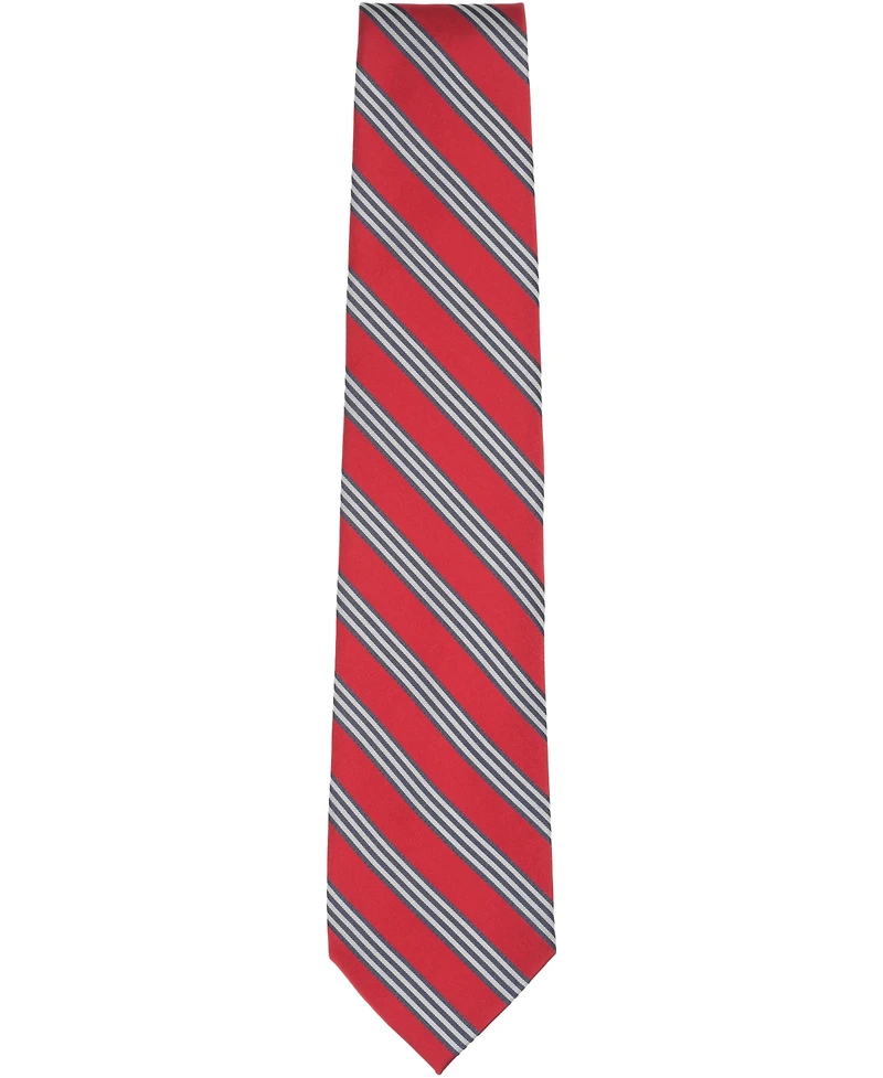 B by Brooks Brothers Men's Track Stripe Pattern Tie