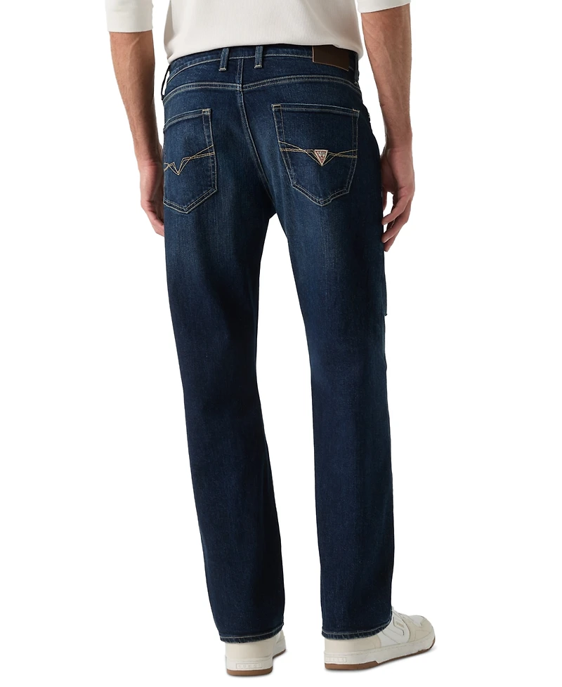 Guess Men's Mason Straight Leg Five-Pocket Jeans