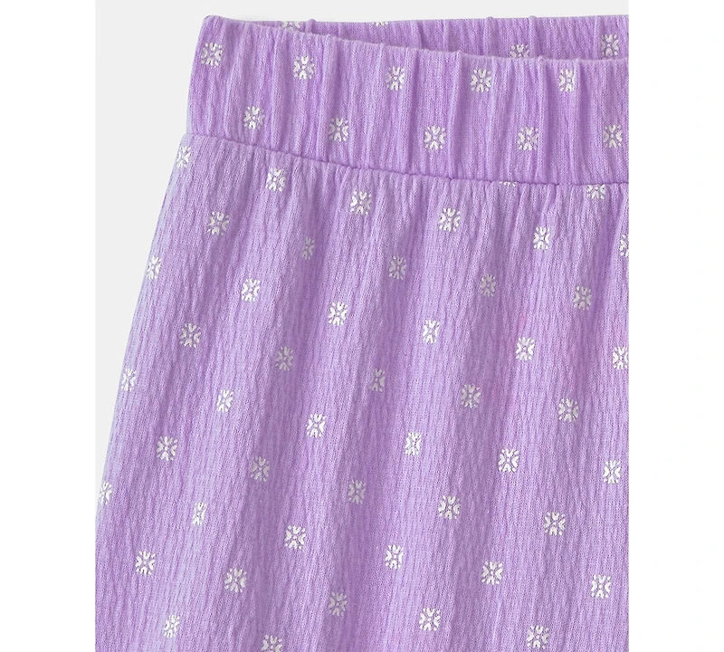 Carter's Girls' 2T-5T Floral Top and Short, 2-Piece Set