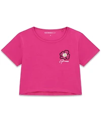 Guess Girls' 7-16 Embroidered Short-Sleeve T-Shirt