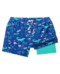 Chubbies Boys' 7-20 The Flock Parties Lined Swim Trunk
