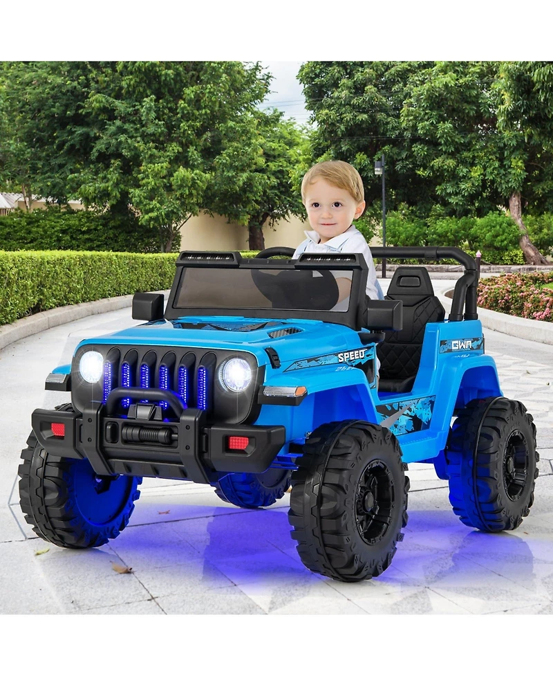 Mecale 12V Kids Ride-on Jeep Car with 2.4 G Remote Control