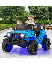 Mecale 12V Kids Ride-on Jeep Car with 2.4 G Remote Control