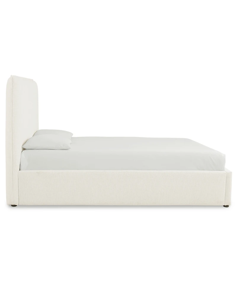 Marcel 86" Upholstered Flanged Seam King Bed