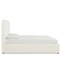 Marcel 86" Upholstered Flanged Seam King Bed