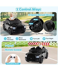 Mecale 2 Seater 24V Ride on Toy for Big Kids Licensed Ram Truck with Remote and Music