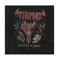 D&D Men's Dungeons And Dragons Tiamat 5 Heads Dragon T-Shirt