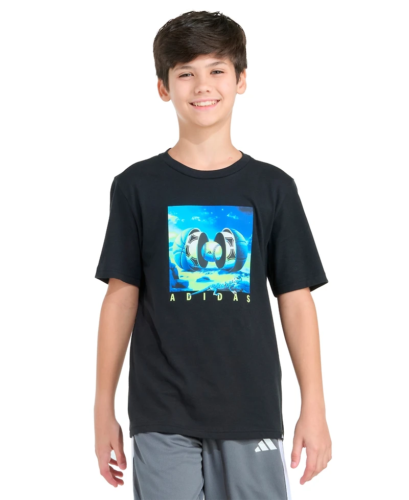 adidas Boys' 8-20 Short-Sleeve Surreal Sport Nest T-Shirt