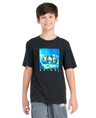 adidas Boys' 8-20 Short-Sleeve Surreal Sport Nest T-Shirt