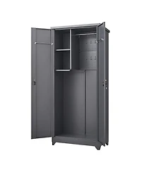 Clihome Outdoor Waterproof Storage Cabinet with Shelves