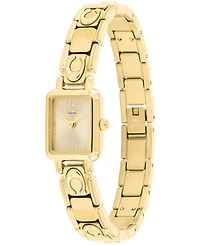 Coach Women's Mara Gold Tone Stainless Steel Bracelet Watch, 15.5mm