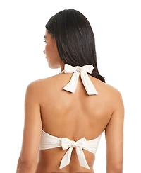 Sanctuary Women's V-Neck Bikini Halter Top