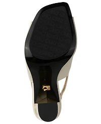 Donna Karan New York Women's Brietta Peep Toe Slingback Sandals