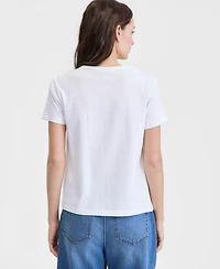 On 34th Women's Cotton Solo Traveler Everyday Graphic Tee, Macy's Exclusive