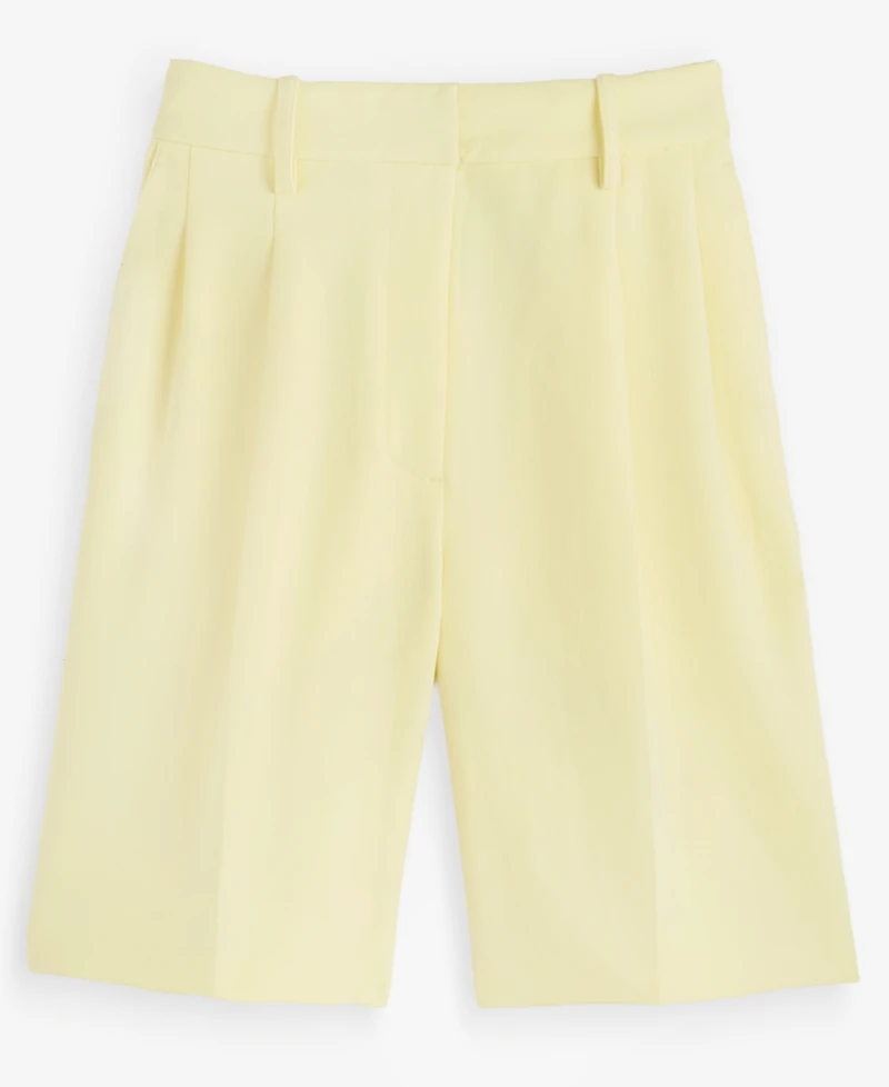 On 34th Women's High-Rise Crepe Bermuda Shorts, Macy's Exclusive