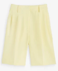 On 34th Women's High-Rise Crepe Bermuda Shorts, Macy's Exclusive