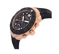 Technomarine Men's Tm- Reef Quartz Chronograph Black Dial Watch