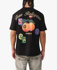 True Religion Men's Short-Sleeve Orchard Stamps T-Shirt