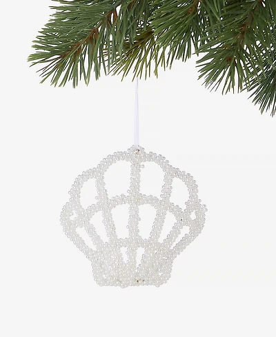Holiday Lane Seaside Embellished Shell Ornament, Macy's Exclusive