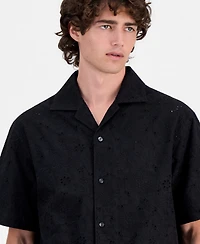 Hugo by Boss Men's Espino Embroidered Short-Sleeve Shirt