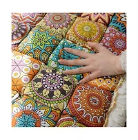 FunnyFuzzy Garden Chic Cotton Sofa Seat Pad