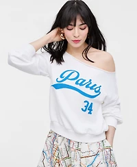 Women's Paris Sweatshirt, Macy's Exclusive- Molly Rogers Capsule Collection
