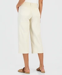 Style & Co Women's High-Rise Cropped Wide-Leg Jeans, Macy's Exclusive