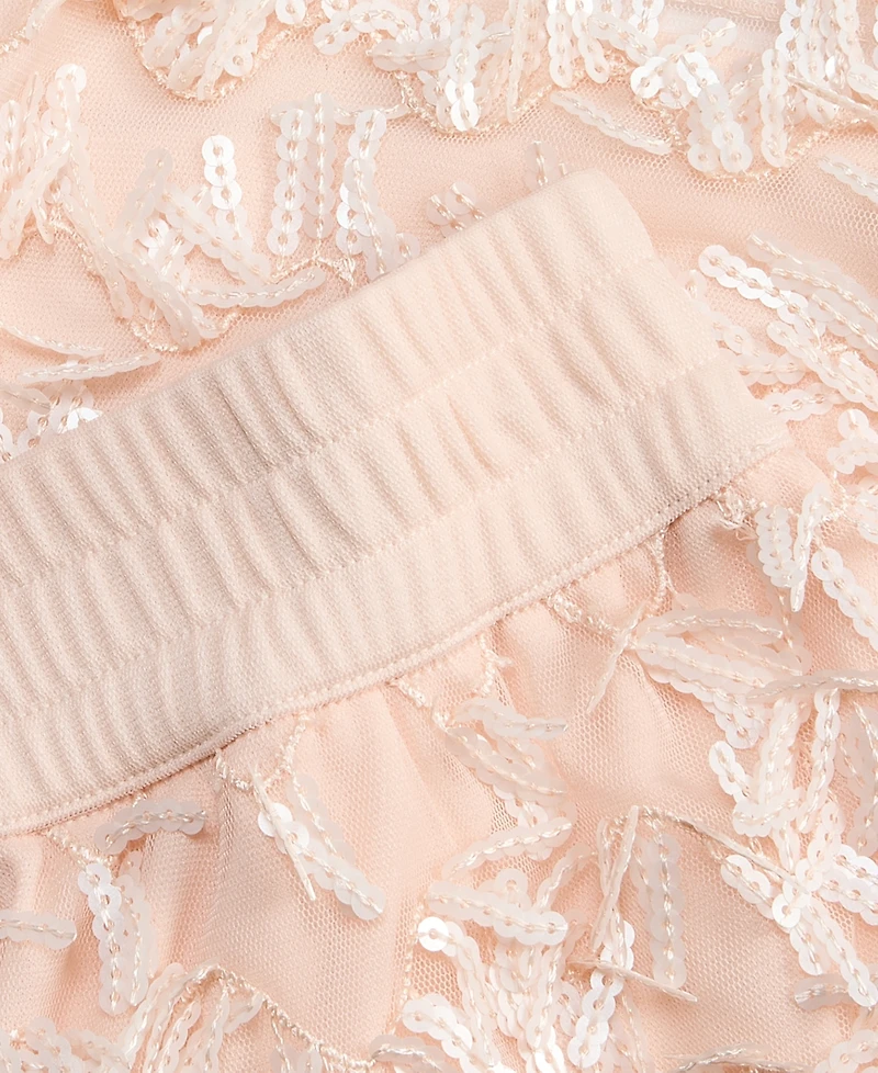 Women's Sequin Fringe Pull-On Shorts, Macy's Exclusive- Molly Rogers Capsule Collection