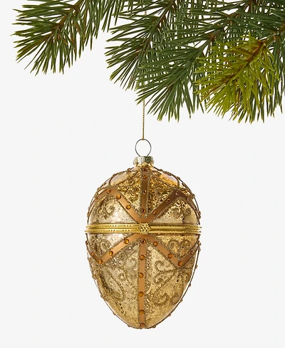 Holiday Lane Blessed Egg Treasure Box Ornament, Macy's Exclusive