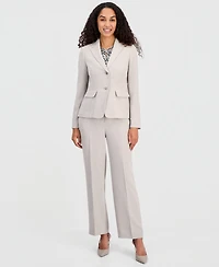 Kasper Petite Notch Collar Two Button Jacket