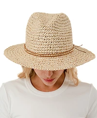 Marcus Adler Straw Panama Hat