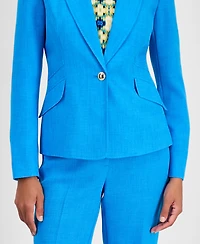 Kasper Women's Notched-Collar One-Button Jacket