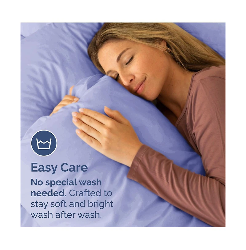 Pillowcase Set of 4 Soft Double Brushed Microfiber