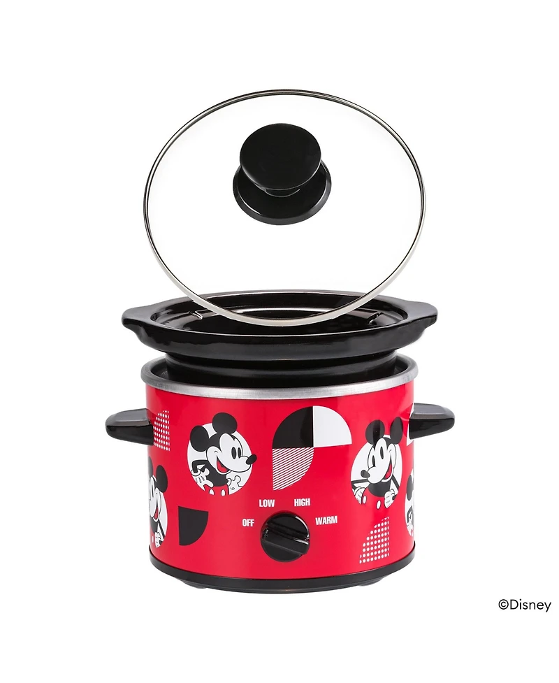 Uncanny Brands Disney Mickey Mouse 2-Qt Slow Cooker