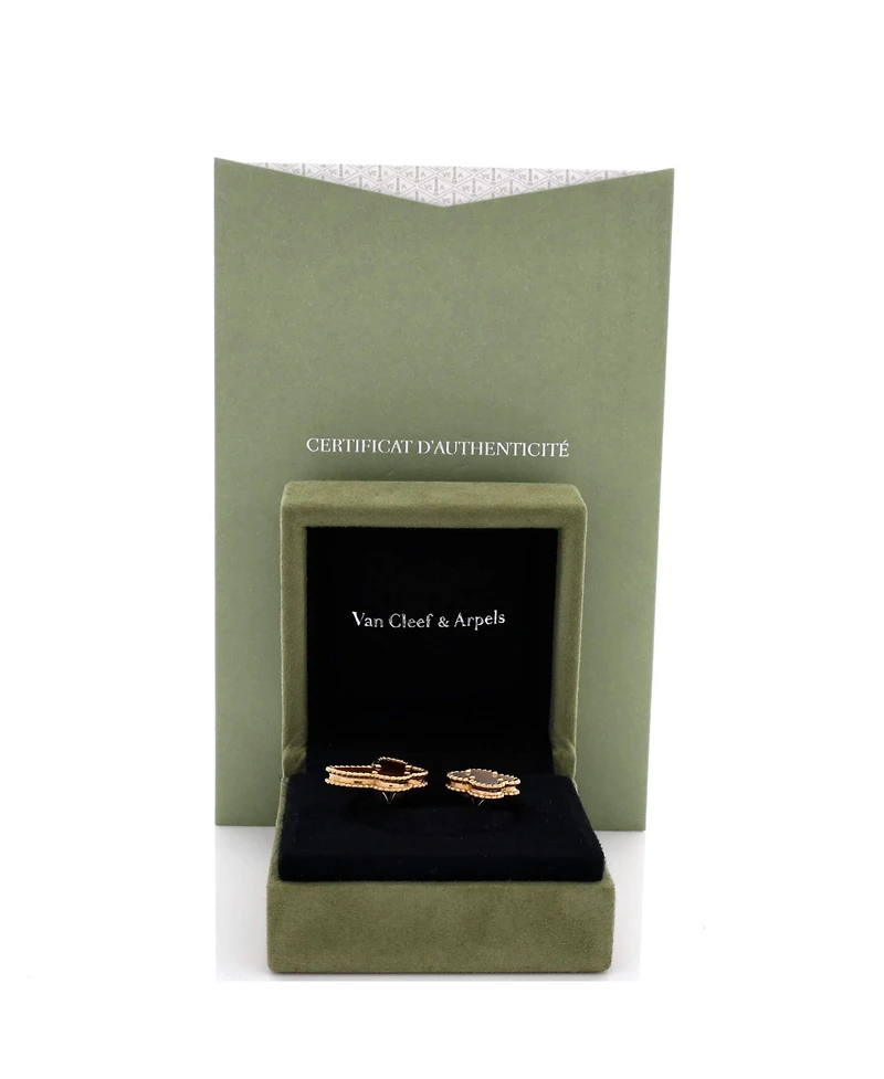 Pre-Owned Van Cleef & Arpels Lucky Alhambra Between the Finger Ring