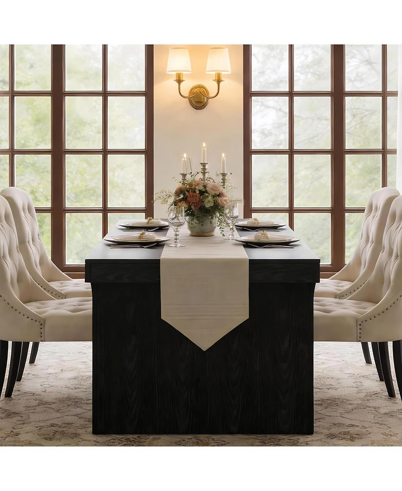 Tribesigns Large Dining Table for 6-8 People, 70.9" Long Wooden Kitchen Dinner Table