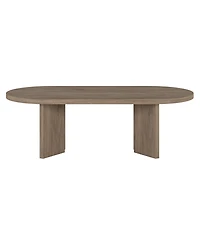 Hudson & Canal Alma 48" Wide Oval Coffee Table