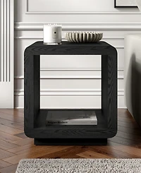 Hudson & Canal Lonni 20" Wide Square Side Table