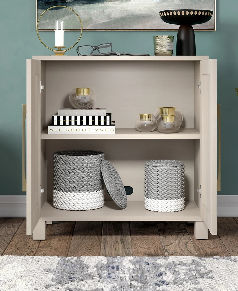 Hudson & Canal Chabot 28" Wide Rectangular Accent Cabinet