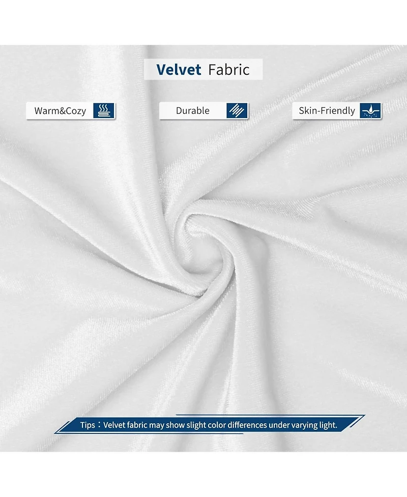 gaomon Daybed with Guardrails, Velvet Upholstered Corner Bed Frame, Adjustable Headboard, No Box Spring Needed