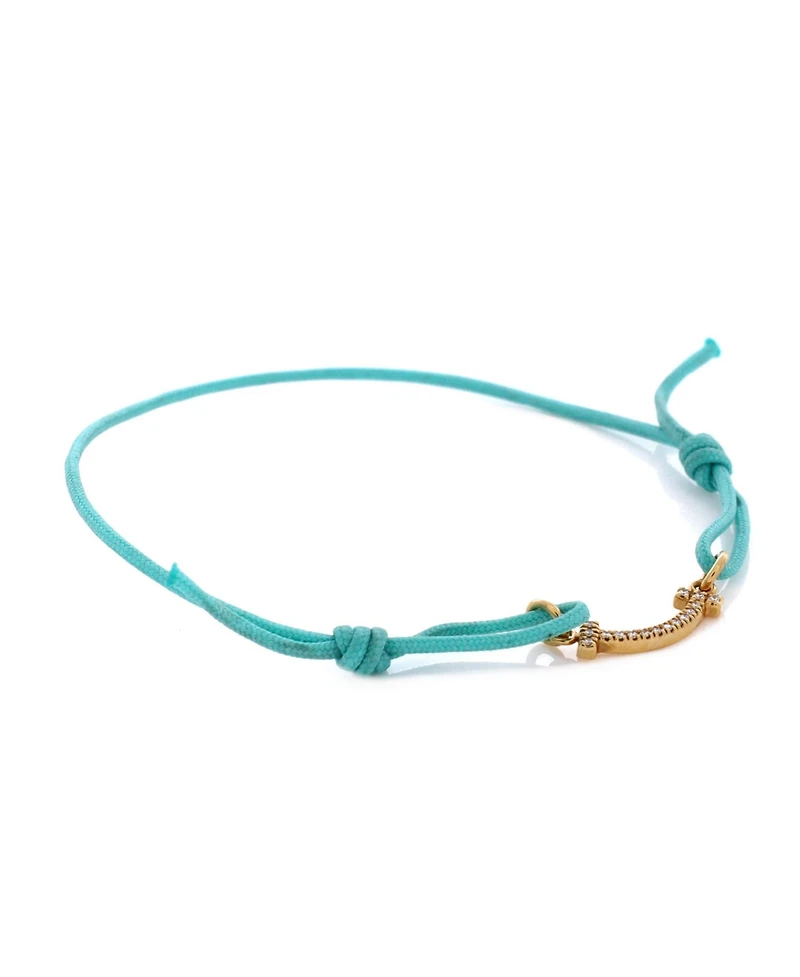 Pre-Owned Tiffany & Co T Smile Chain Bracelet