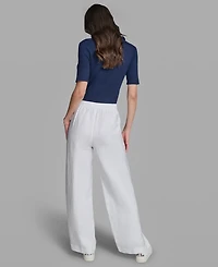 Karl Lagerfeld Paris Petite Pull-On Pants