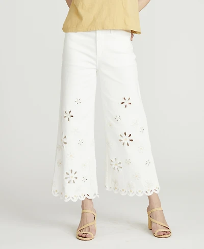 Driftwood Women's Wide-Leg Cropped Pants