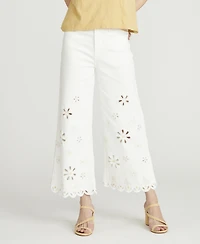 Driftwood Women's Wide-Leg Cropped Pants